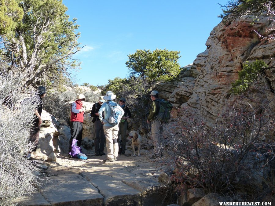 Figuring out how to get into the Canyon