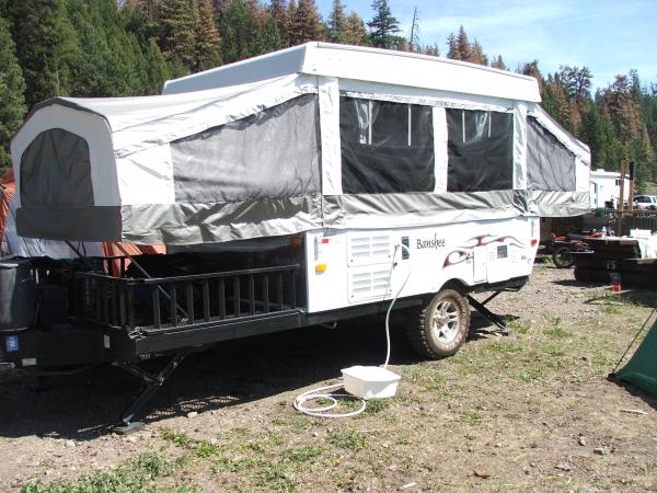 First Camp last year. we only owned it for two hours, on the way home we stayed overnight in it.