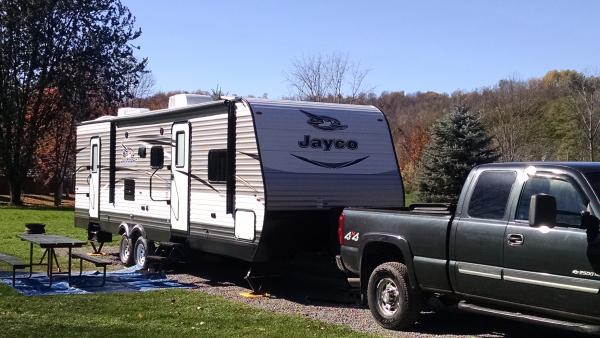 First Camping - Herkimer KoA for the Boy Scouts Geology Camporee.  This is Sunday.  Saturday was all rain and high winds with temps in the 40's and 30