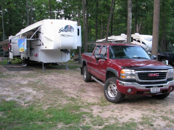 first camping trip with new trailer