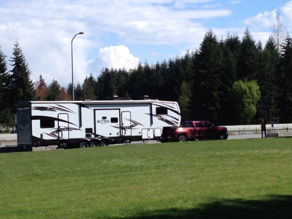 First dump..Southbound I-5, Smokey Point Rest Area.