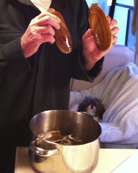 First ever razor clam gathering for my hubby.