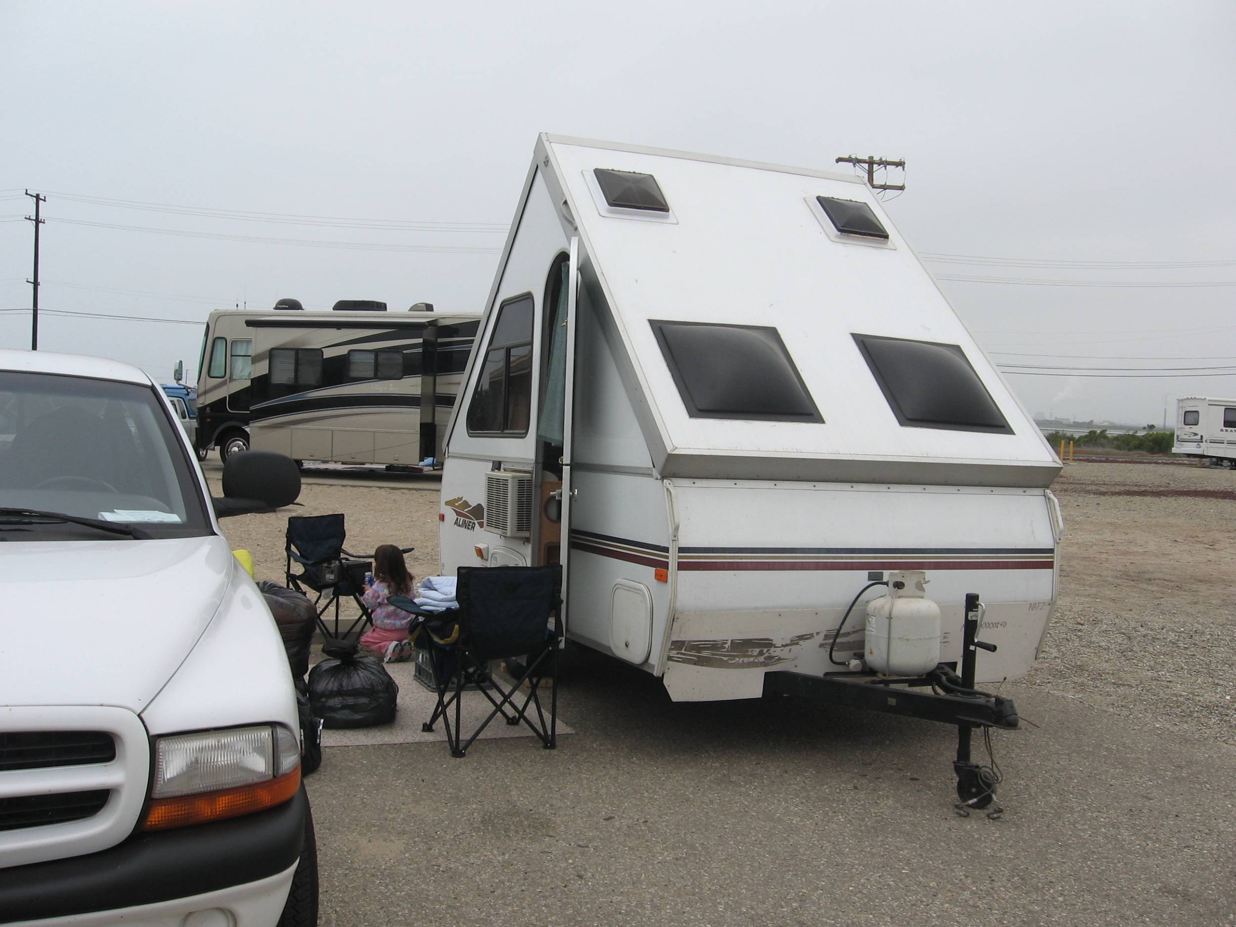 First outing with Wife &amp; A-Liner pop-up camper