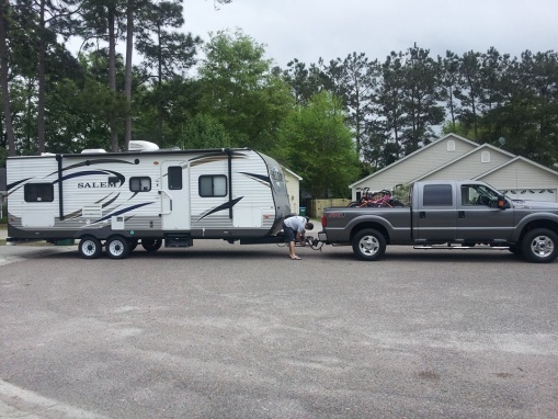 First tow with new truck