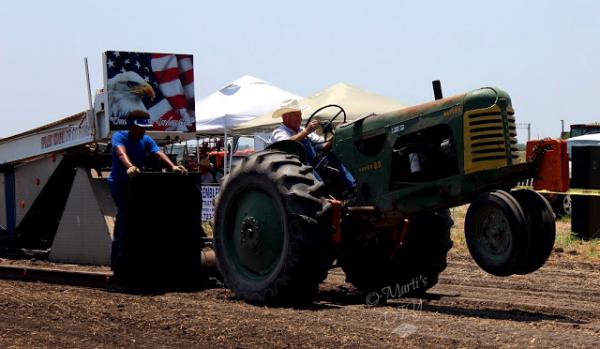 First tractor pull.  June 3, 2018