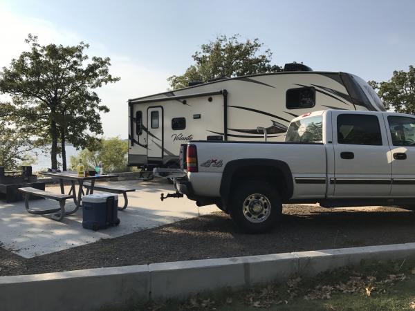 first trip in the new Fiver, little axe campground, lake thunderbird, Norman Oklahoma