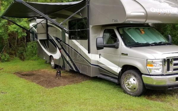 First trip with Stormy.  Just a quick trip to Buccaneer State Park MS.  While a hurricane was passing through the Gulf of Mexico.  Can't remember whic