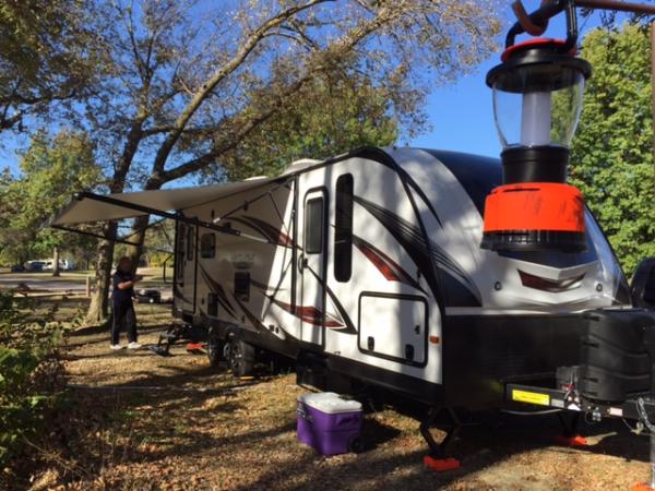 First weekend outing. Stayed at a State Park.