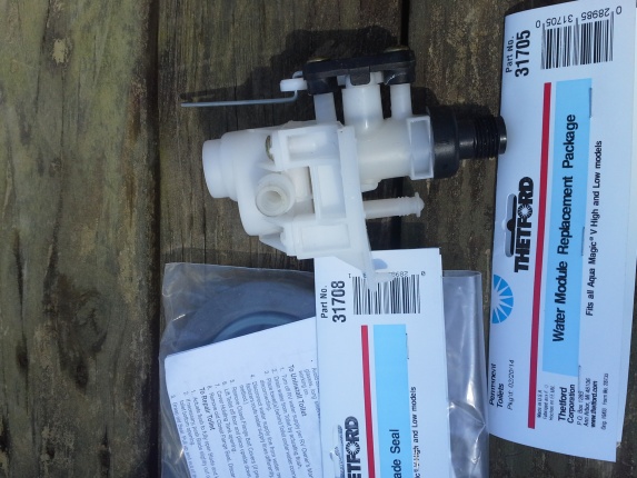 Flush valve for Thetford High Foot Toilet
Model 31687
2012 Rockwood 2904SS