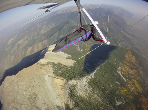 Flying above the Sangre De Cristos, Colorado