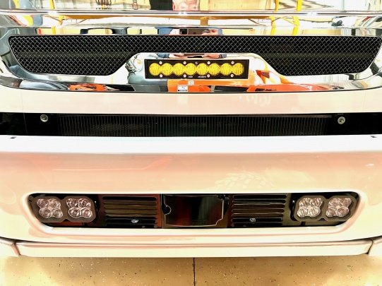 Fog and driving lights, plus offroad light bar