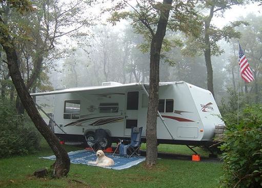 Foggy Morning at Loft Mtn.