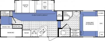 Four Winds 28BH-M5 floor plan