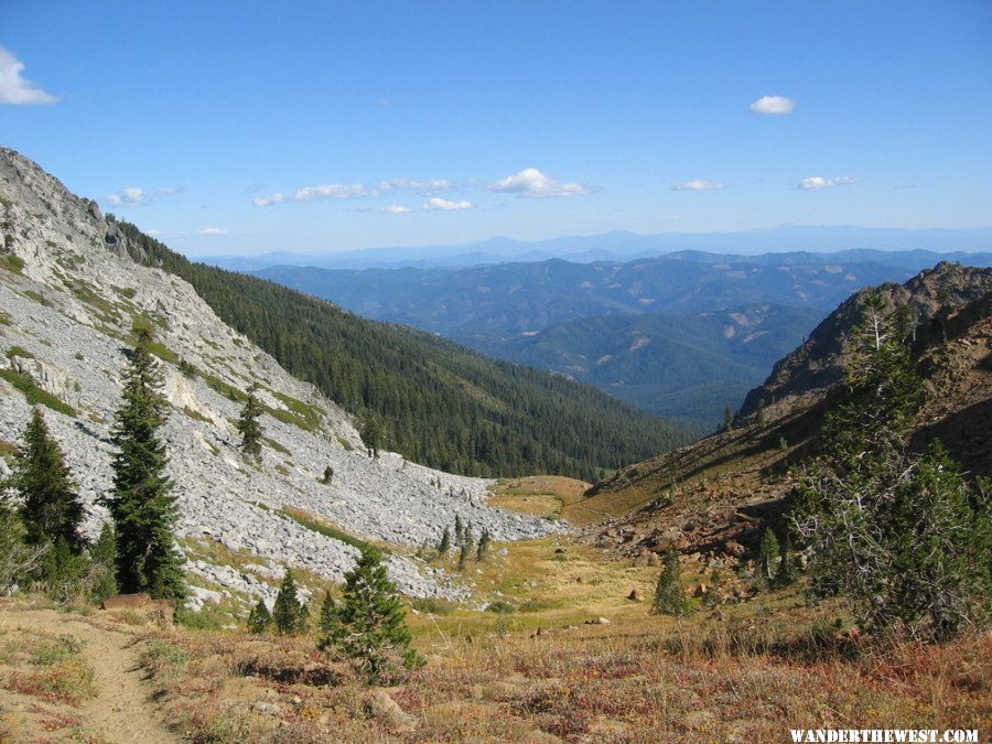 From Bee Tree Gap, heading home