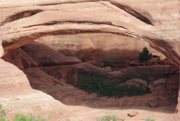 From the Arches National  park in Moab UT