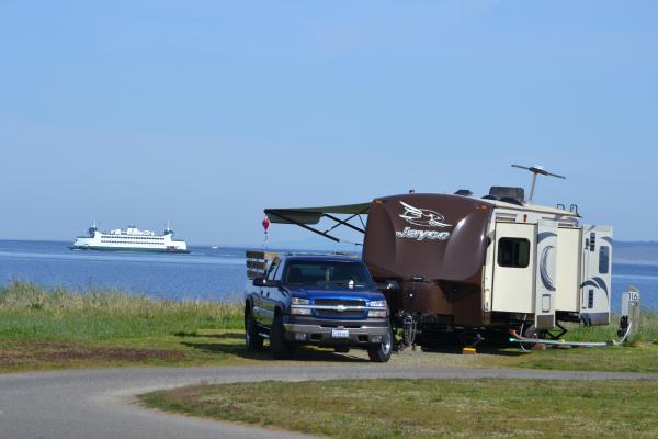 Front view from road.
Ultimate WA state camping