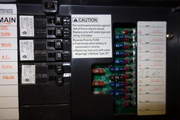 Fuse and breaker box