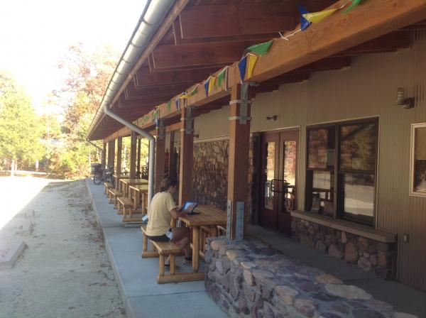 General store in the campground area. Only bummer was the store in the fall months is only open on the weekends. But you can get wi-fi near the store.