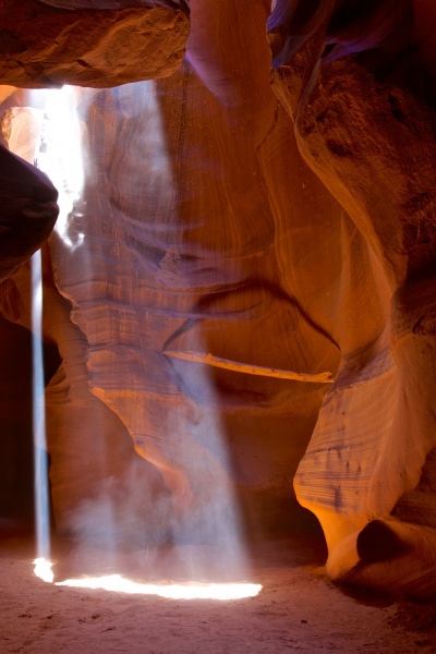 God's Rays, Upper Antelope Canyon, Navaho Tribal Park