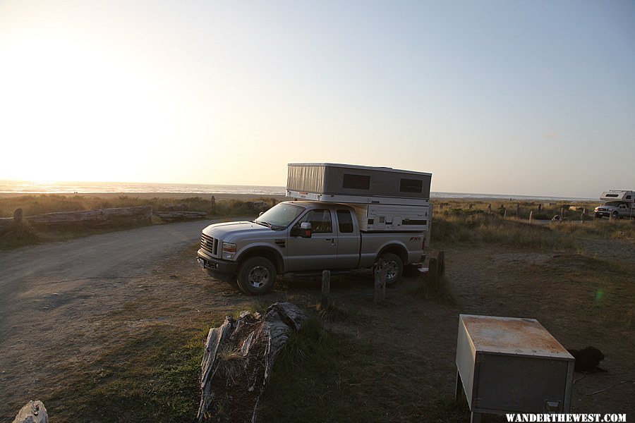 Gold Bluffs Beach Campground May 2009