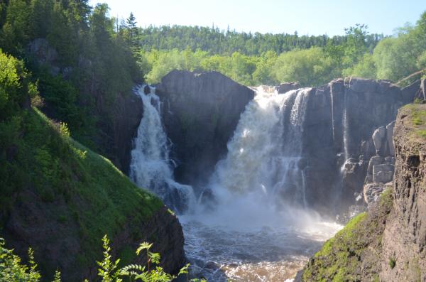 Grand Portage State Park--Minnesota on the left and Canada on the right