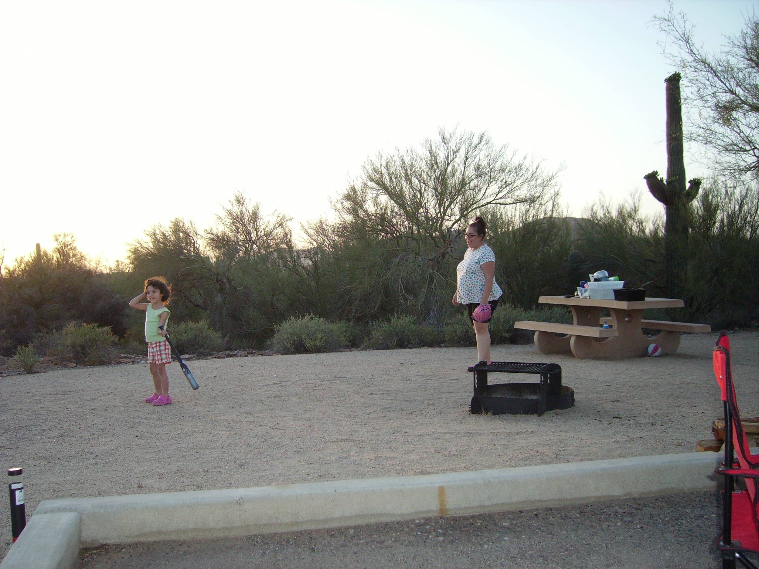 Granddaughter &amp; DDIL playing ball