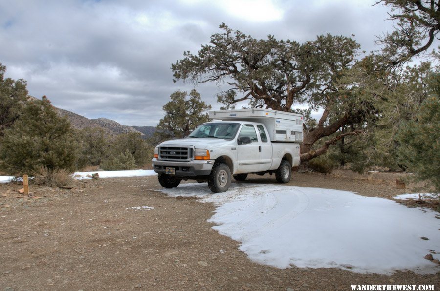 Grandview Campground in the White Mts.