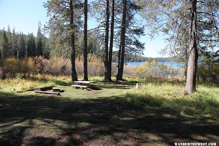 Group camp at Juniper Lake Campground