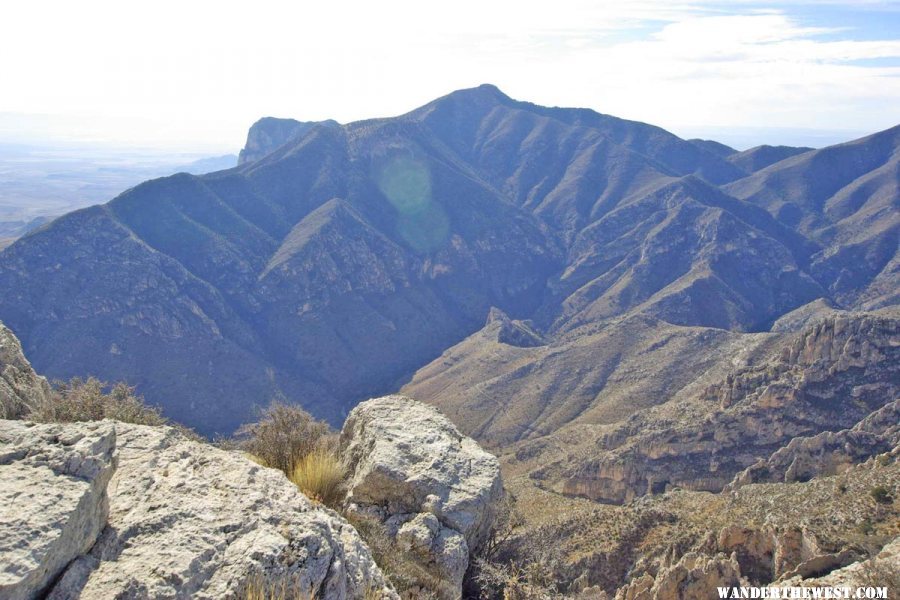 Guadalupe Peak (8748 ft) from The Bowl Trail.