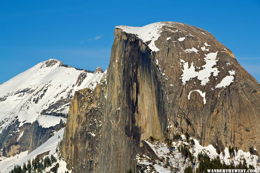 Half Dome in Winter