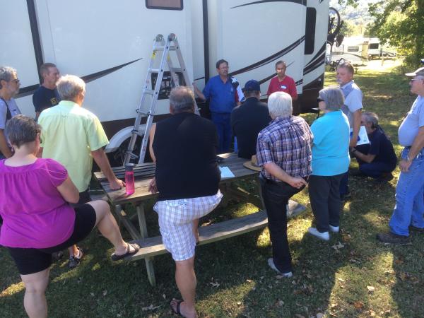 Hands on RV Technical Training with Terry Cooper, RV Professor.