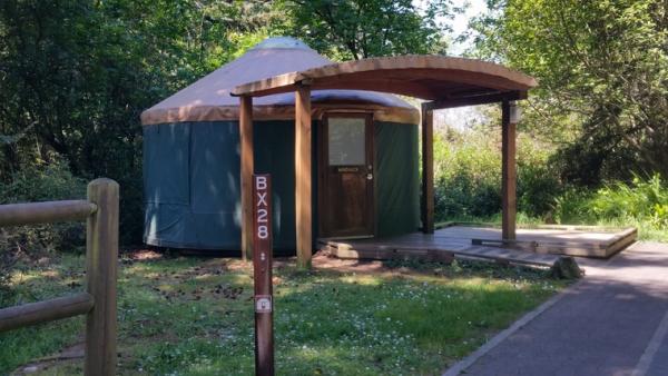 Harris State Park Yurts (although, these yurts were at all the parks we went to)