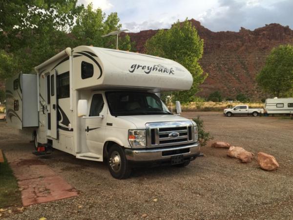 Harvey the RV in Moab Utah.