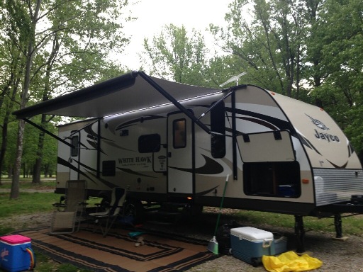 Hazlet State Park, Carlyle Lake, IL
First outing in our new Whitehawk - May 2014.