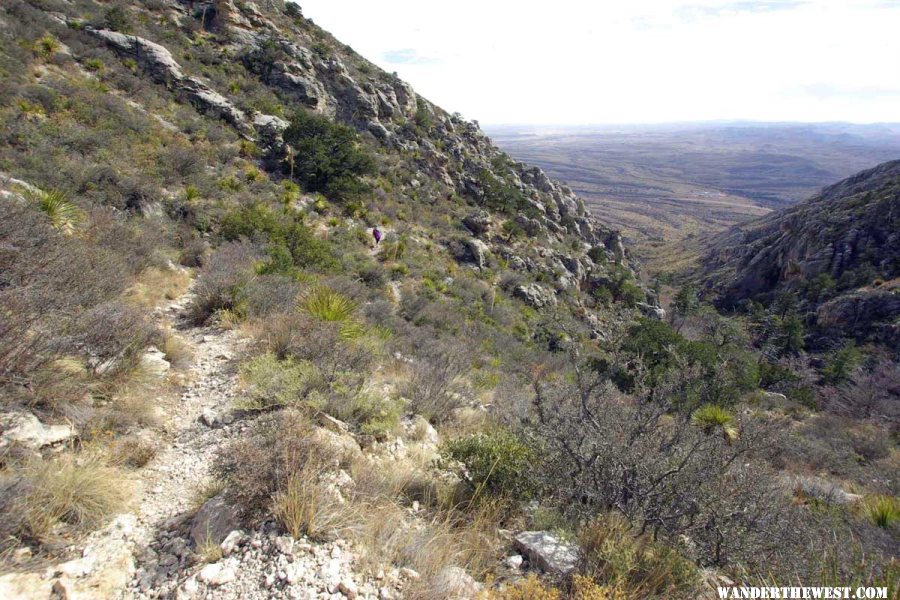 Heading to The Bowl in Bear Canyon