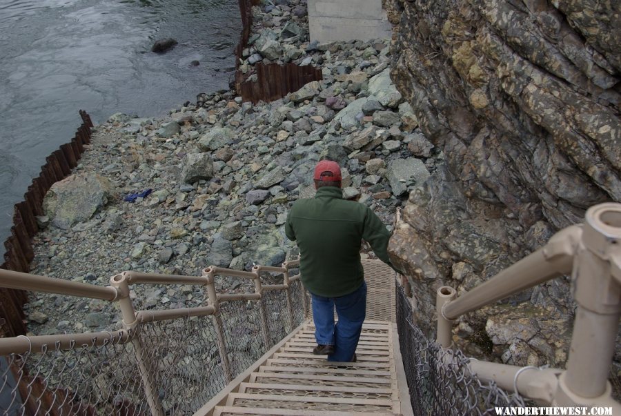 Hells Canyon Dam Stairs