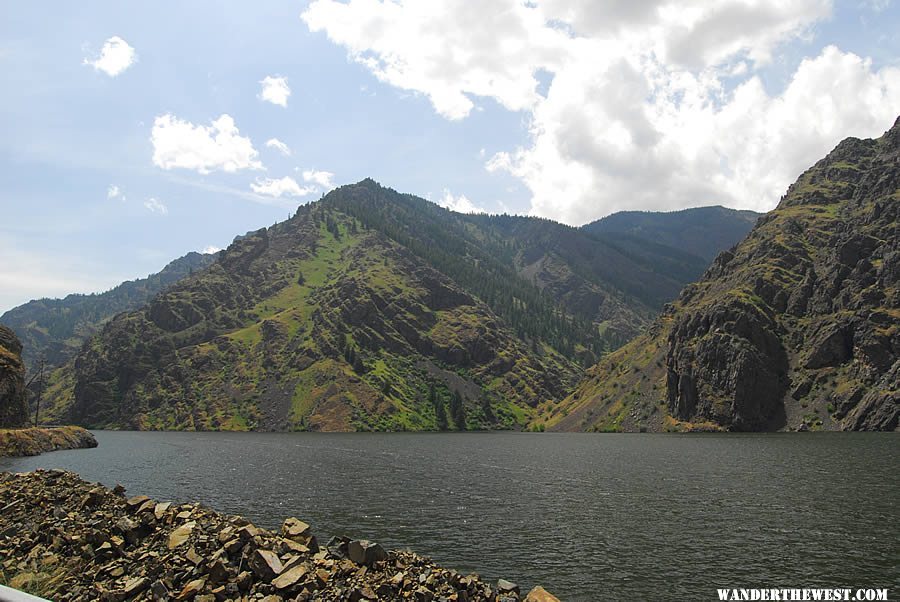 Hells Canyon near the dam