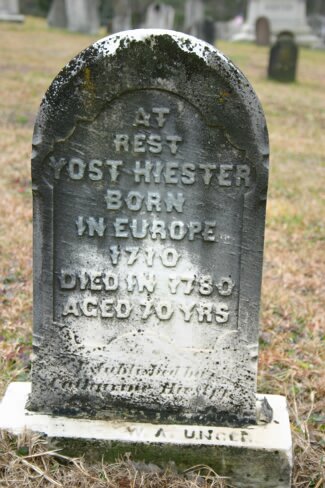 Hiester Yost 1710; Bern, Berks, Pennsylvania, USA
The ancestor who kick-started my genealogy obsession/hobby