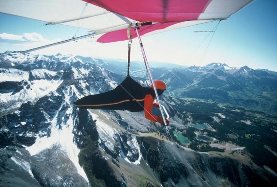 High above the San Juans, Colorado