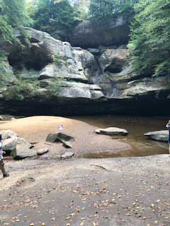 Hocking Hills SP Campground - Old Man's Cave
Lower Falls. Dry again this September.