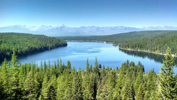 Holland Lake from Holland Falls on the far East side of the lake.

Definitely our favorite Montana campground.