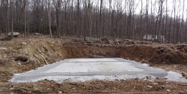 Home Base- House Foundation - Waiting for walls to be set