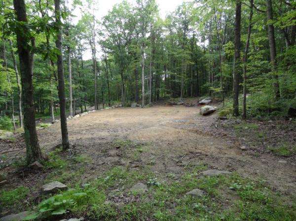 Home Base Lot- 2 acres.  Picture taken in the spring of 2013