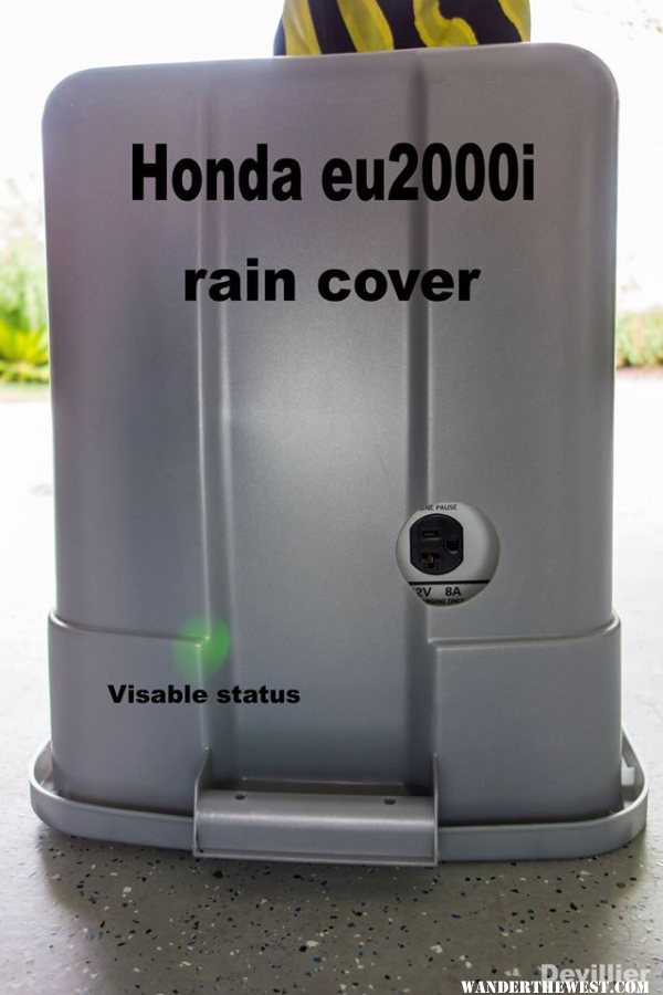 Honda generator rain cover