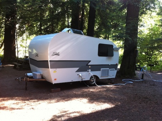 Hooked up at Gualala River Redwoods CG