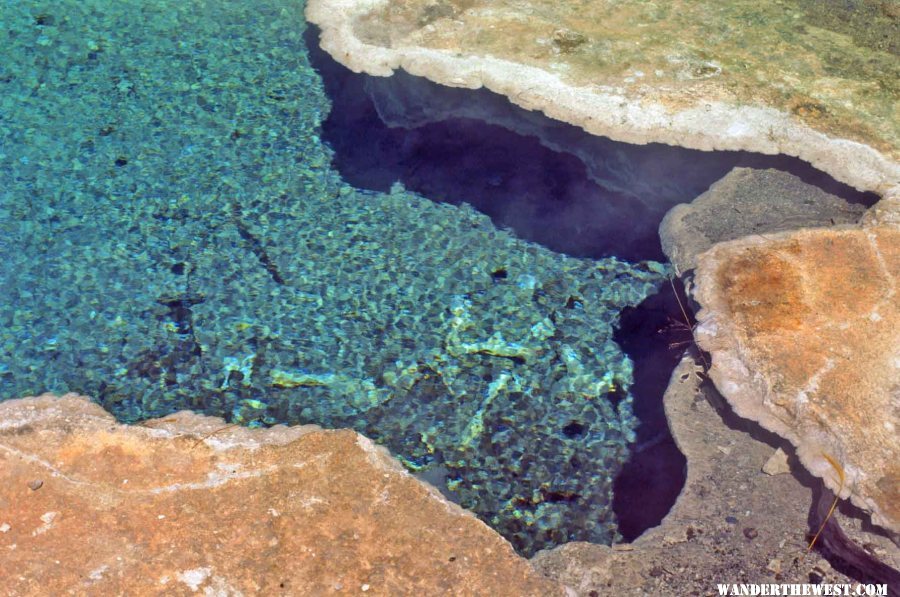 Hot spring near Old Faithful Inn