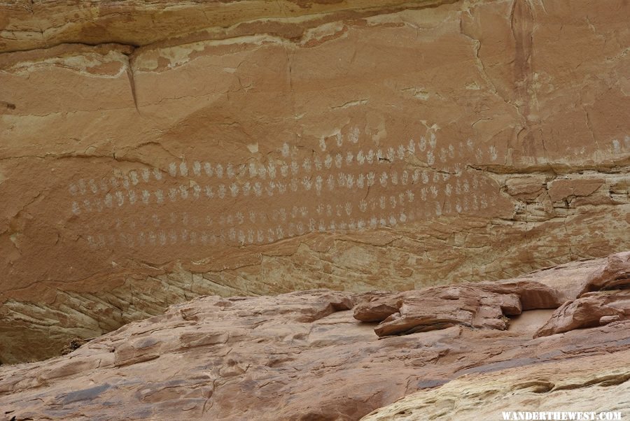 Hundred Handprints Petroglyphs