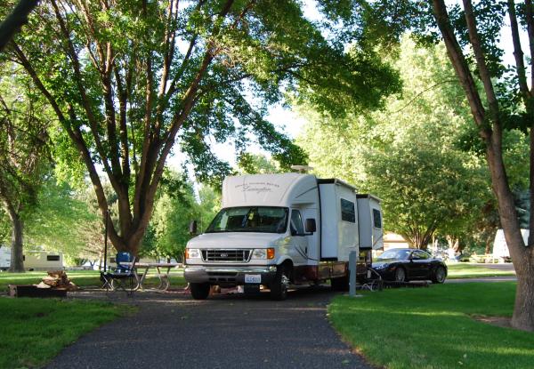 I doubt you will ever see his car in a campground again :)