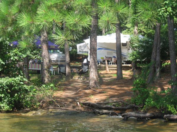 IMG 0245 Pic taken from kayak, which is a must have on such a great lakefront site on Lake Lanier, Ga.