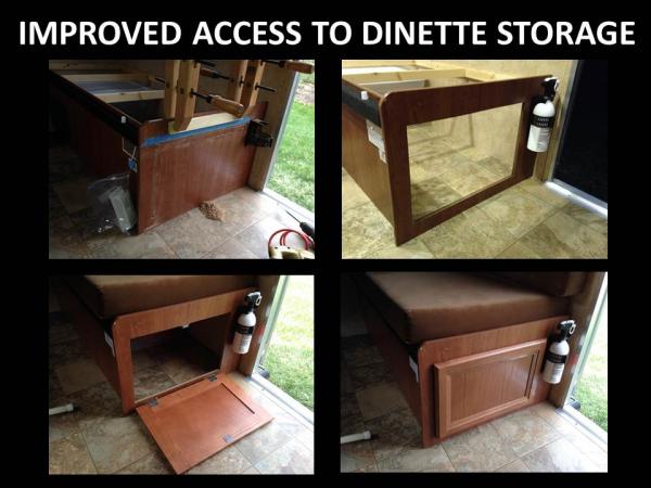 Improving Access to the Dinette Storage